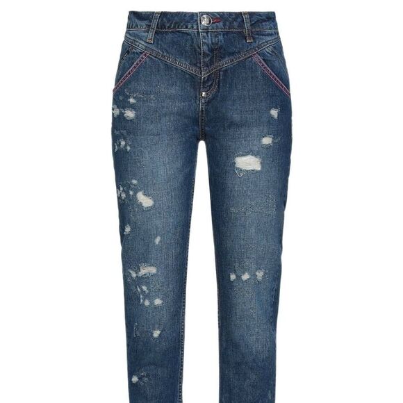 PHILIPP PLEIN straight destressed jeans 26 - Picture 5 of 14